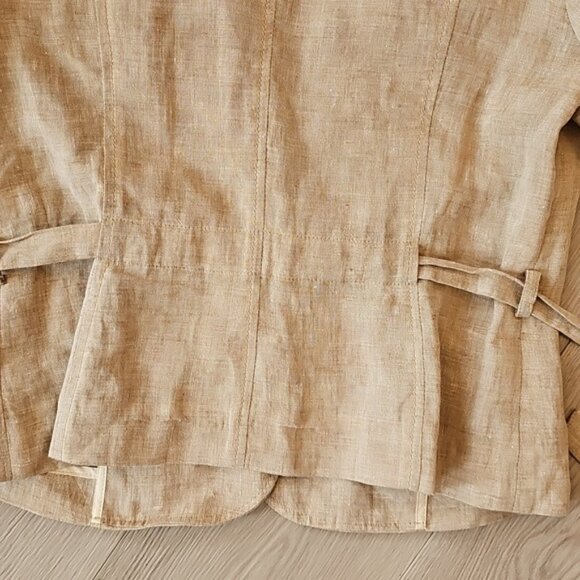 Molton Linen Blend Blazer Medium - Picture 9 of 16